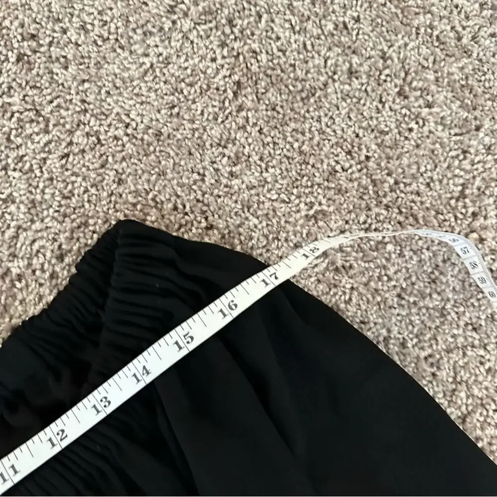 Vintage Black Large Handmade Maxi Skirt Large